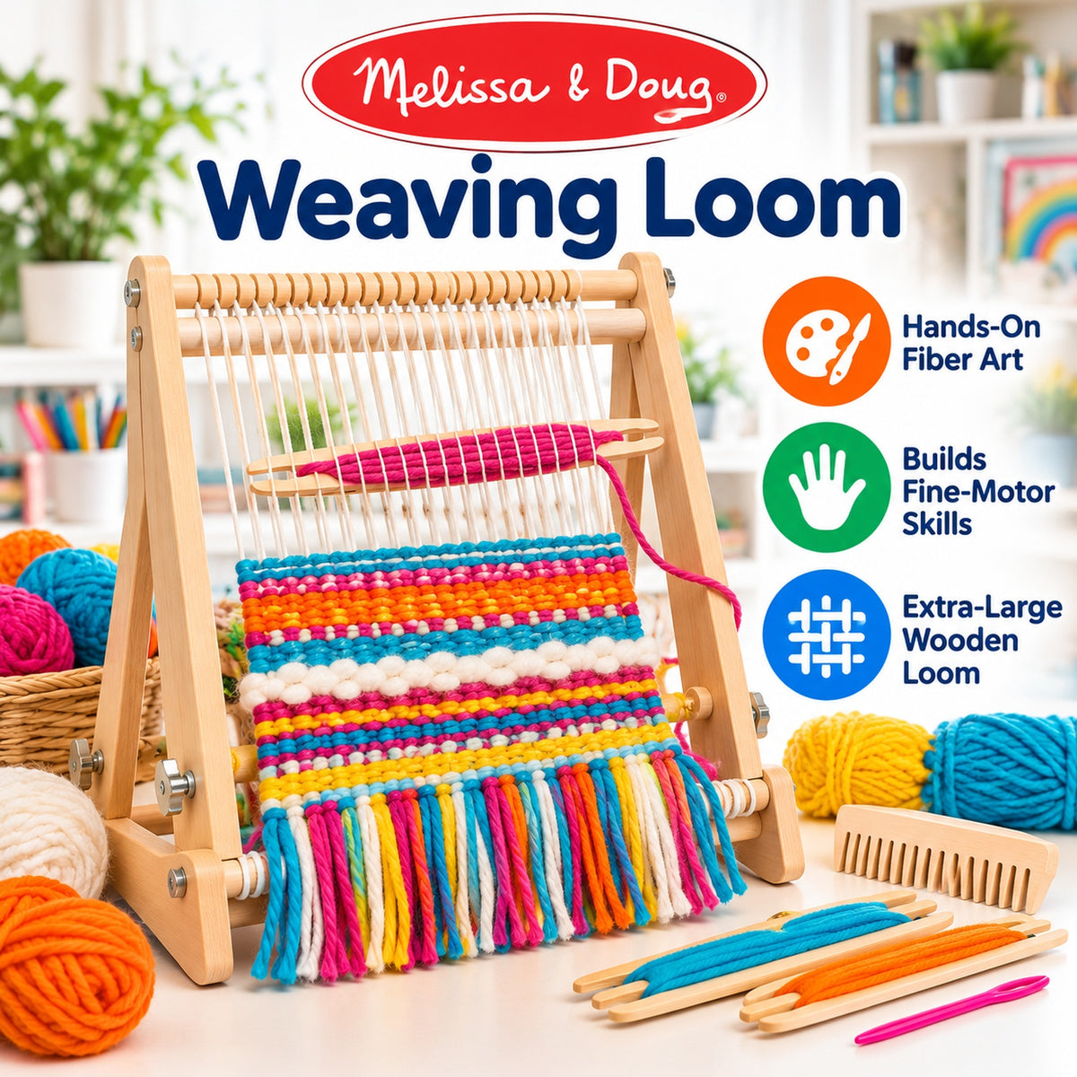 Melissa & Doug Weaving Loom