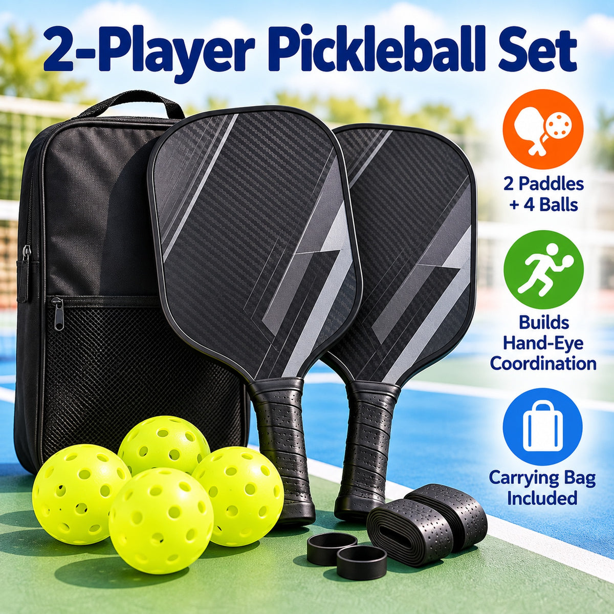 2-Player Pickleball Set