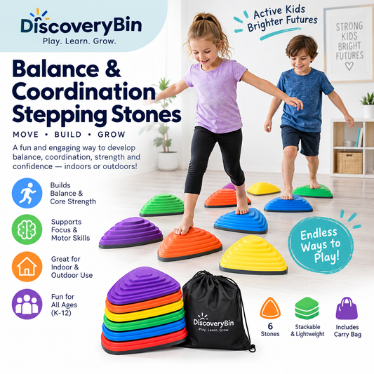 Balance & Coordination Stepping Stones – 6 Piece Set