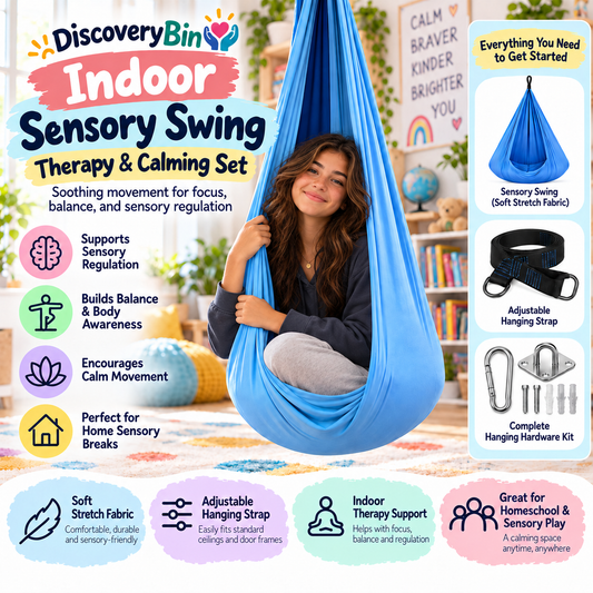 Indoor Sensory Swing Therapy & Calming Set