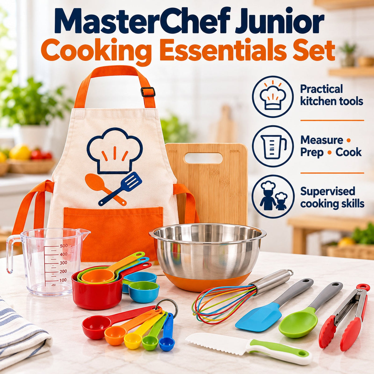MasterChef Junior Cooking Essentials Set DiscoveryBin-approved product artwork