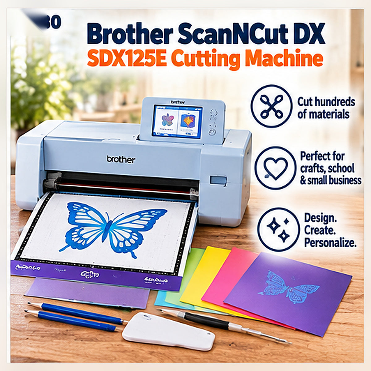 Brother ScanNCut DX SDX125E cutting and scanning machine
