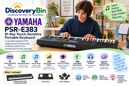 Yamaha PSR-E383 61-Key Touch-Sensitive Portable Keyboard