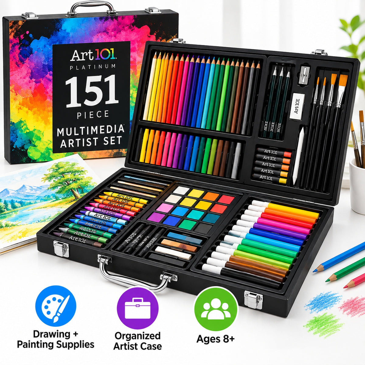 151-Piece Multimedia Artist Set