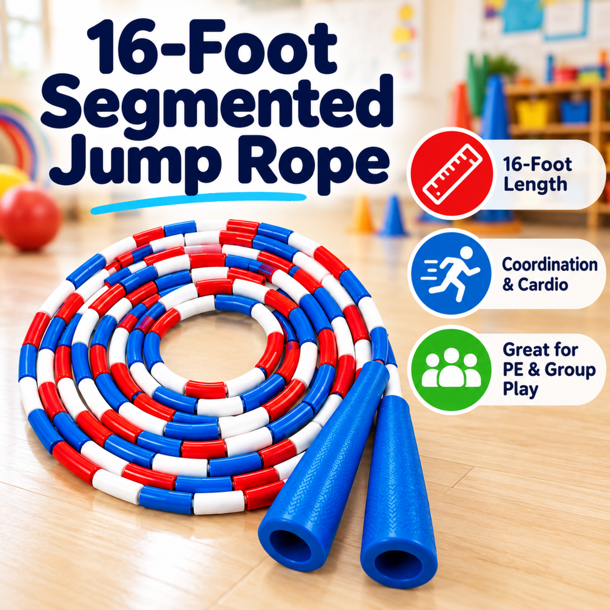 16-Foot Segmented Jump Rope