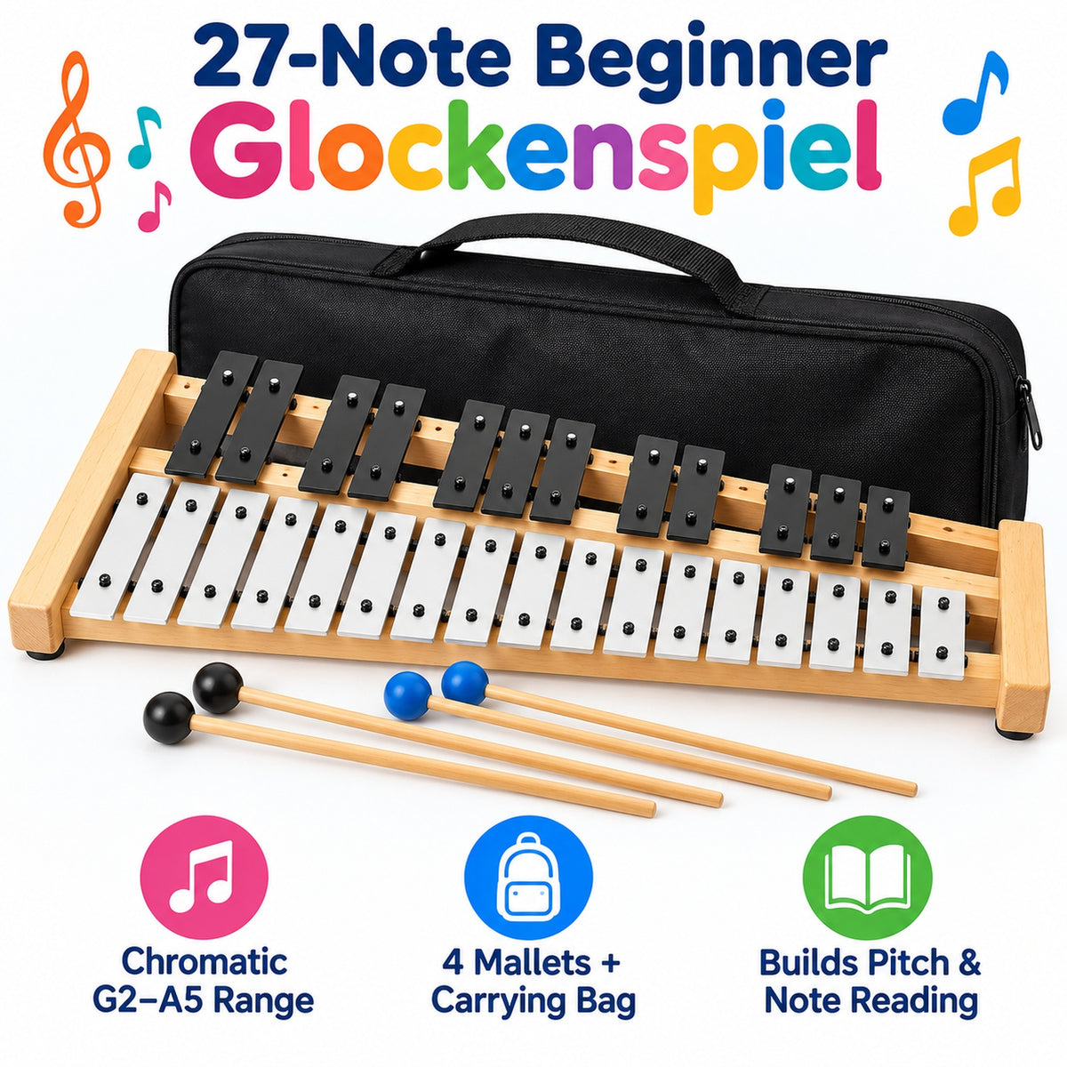 27-Note Beginner Glockenspiel
