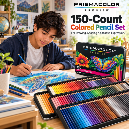 Prismacolor Premier 150-Count Soft Core Colored Pencil Set